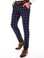 Pánské tmavě modré chinos kalhoty model 21964663 - Dstreet Pánské tmavě modré chinos kalhoty model 21964663 - Dstreet