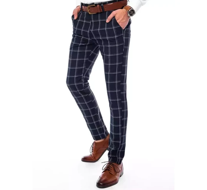 Pánské tmavě modré chinos kalhoty model 21964663 - Dstreet Pánské tmavě modré chinos kalhoty model 21964663 - Dstreet