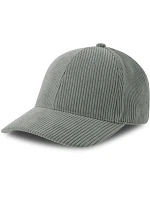 6 panelová manšestrová kšiltovka grey model 22478939 - Atlantis Headwear 6 panelová manšestrová kšiltovka grey model 22478939 - Atlantis Headwear