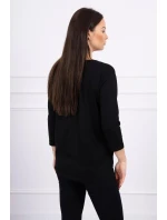 Halenka s grafikou 3D Watch černá Halenka s grafikou 3D Watch černá