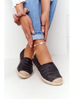 Espadrilky Na model 19943471 Podrážce Lu Boo Černé - Kesi