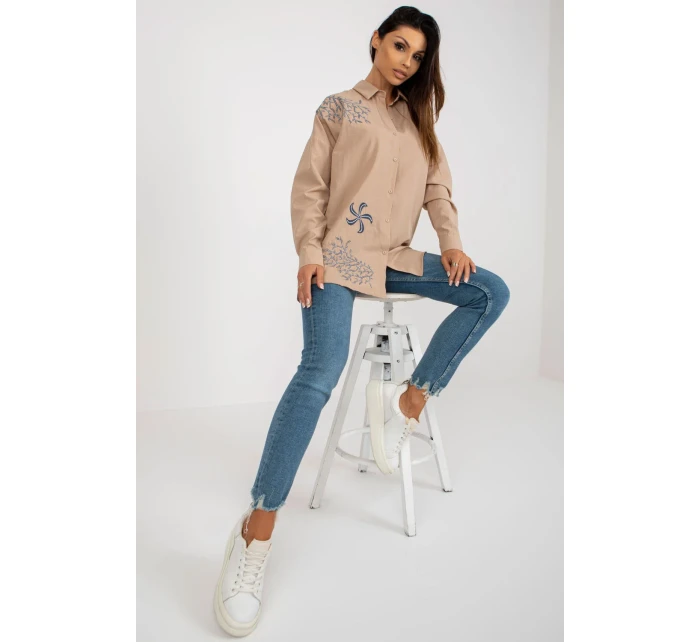 Košeľa s dlhým rukávom model 181628 Factory Price