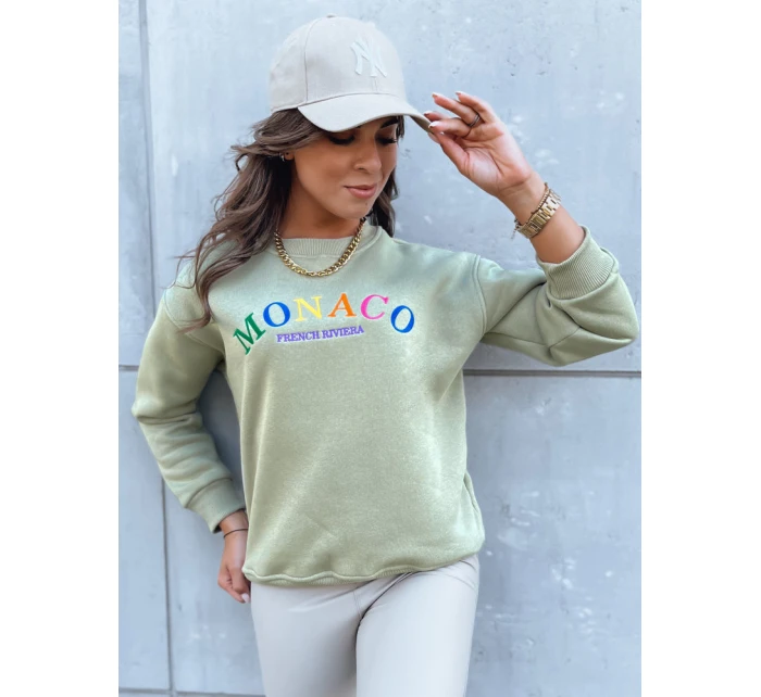 Dámská oversize mikina tmavě zelená Dstreet model 21971146 - FashionStreet