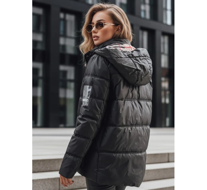 Dámska prešívaná bunda HIMES čierna FashionStreet TY4245 Dámska prešívaná bunda HIMES čierna FashionStreet TY4245