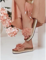 Dámske kvetinové žabky KWIATARIS pink FashionStreet ZY0911