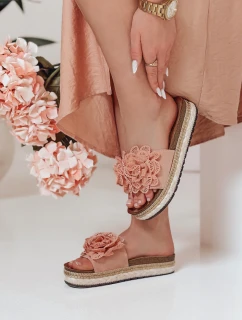 Dámske kvetinové žabky KWIATARIS pink FashionStreet ZY0911