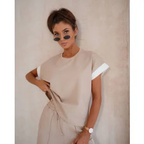 Komplet sportowy z  beżowy model 21076397 - Moon