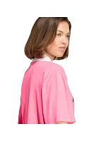 Adidas Tiro Q4 dámske tričko ružové JN2747