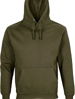 SOL'S Condor Unisex mikina s kapucňou 25.3815 armádna