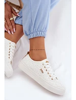 Dámské tenisky s krajkou model 22102739 Bílé - Lee Cooper