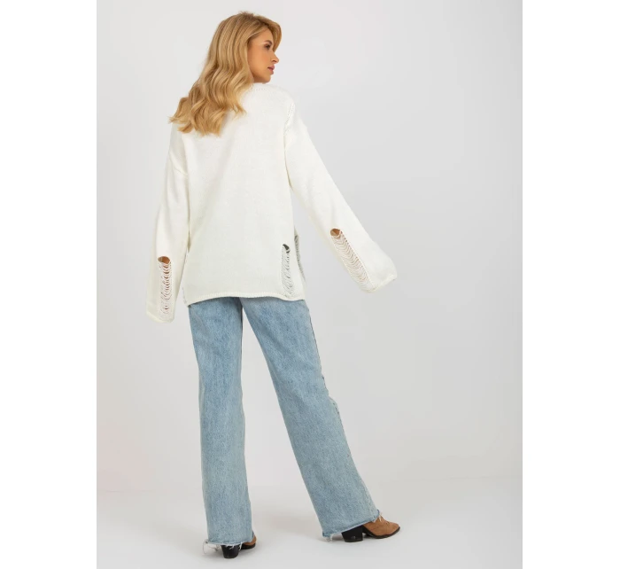 Dámský svetr BA SW model 18178453 ecru - FPrice Dámský svetr BA SW model 18178453 ecru - FPrice
