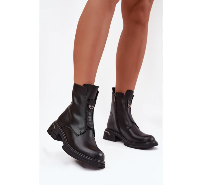 Dámske členkové topánky Karisse - čierne Dámske členkové topánky Karisse - čierne