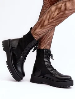 Šnurovanie vyšší model 189396 Krok v štýle