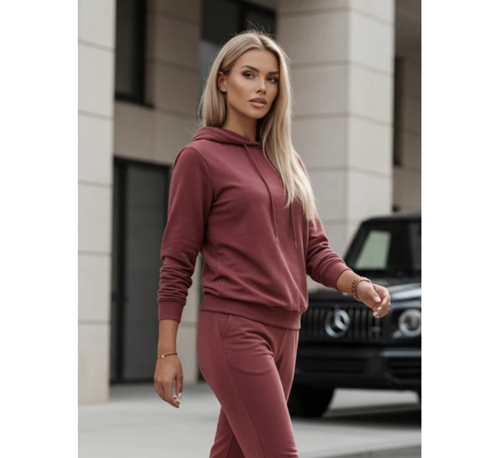 Dámske tepláky MIGEL burgundy FashionStreet AY1090 Dámske tepláky MIGEL burgundy FashionStreet AY1090
