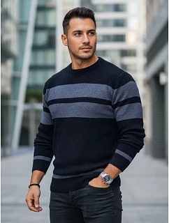 Pánský tmavě modrý svetr FashionStreet WX2330
