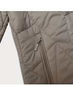 Dámska tenká prešívaná bunda s kapucňou J Style béžová (16M9250-62) Dámska tenká prešívaná bunda s kapucňou J Style béžová (16M9250-62)