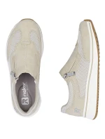 Rieker L5854-62 beige elevated dámske čižmy