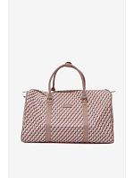 Vzorovaná Cestovní Taška Béžová Dámská model 22111584 - Flora&Co