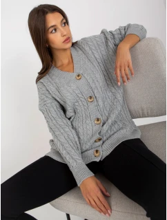 Dámský svetr LC SW model 17655209 šedý - FPrice