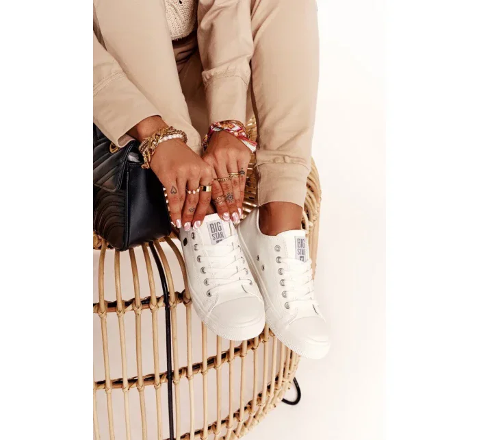 Dámské klasické tenisky Big Star - bílé Dámské klasické tenisky Big Star - bílé