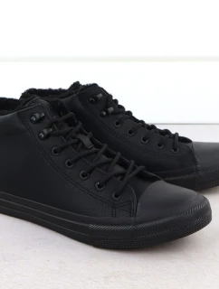 Pánske čierne zateplené členkové tenisky Big Star OO174607