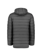 Geographical Norway Pánska bunda AMIGOMAP LONG HOOD DB DGREY MEN 233 DARK GREY (WZ5086H/GN-GRIS FONCÉ)