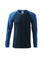Malfini pánske tričko Street LS M MLI-13002 navy blue - Malfini