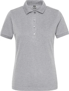 Daiber JN 1805 Dámske pracovné elastické bio polo - Solid 02.1805 šedá melírovaná