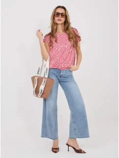 T shirt model 22031426 koralowy - FPrice