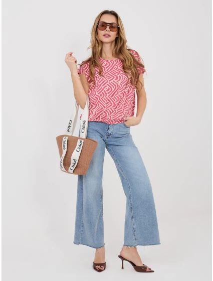 T shirt model 22031426 koralowy - FPrice