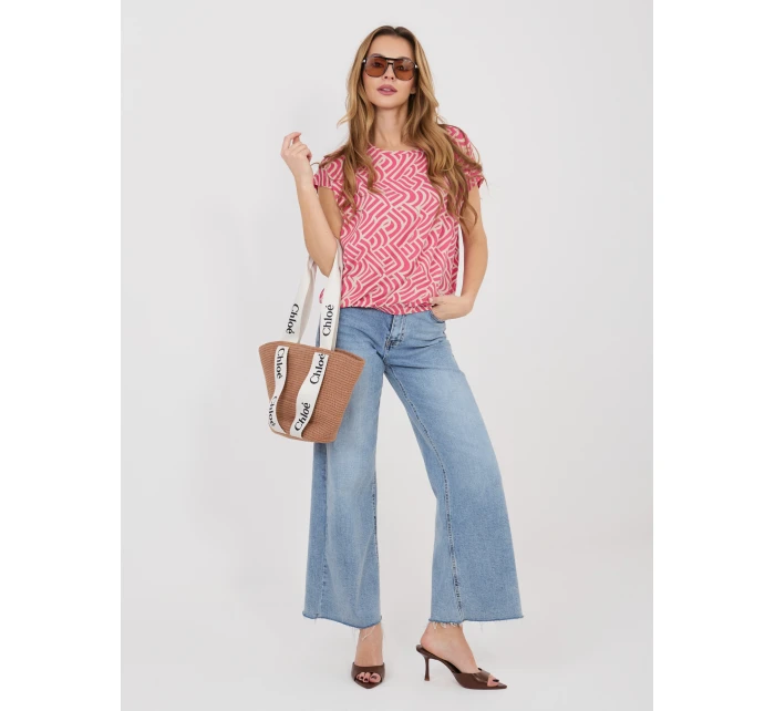 T shirt model 22031426 koralowy - FPrice