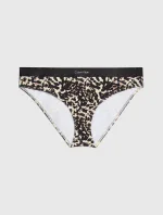 Dámske plavkové nohavičky KW0KW02490 0GM Leopard - Calvin Klein