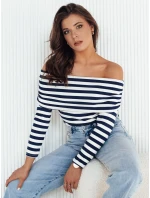 Bielo-modrá blúzka CLIERS FashionStreet RY2376