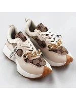 Béžové sportovní boty s řetízkem model 17221069