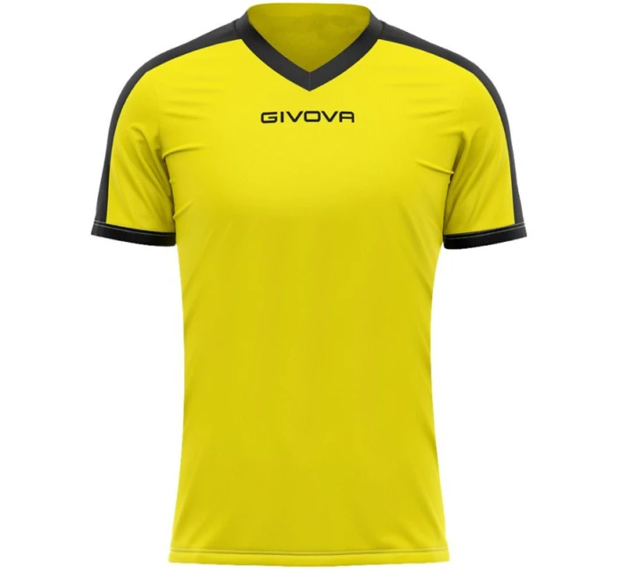 Givova Revolution Interlock tričko žlto-čierne MAC04 0710