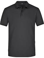 JN 710 Pánské elastické piqué polo model 22488583 black - Daiber JN 710 Pánské elastické piqué polo model 22488583 black - Daiber