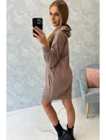 Šaty s kapucí model 18752531 - K-Fashion