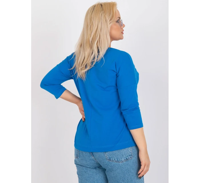 Bluzka RV BZ model 21127014 ciemny niebieski - FPrice Bluzka RV BZ model 21127014 ciemny niebieski - FPrice