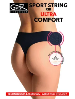 Dámske nohavičky string Gatta 41004 Sport RIB Ultra Comfort S-XL