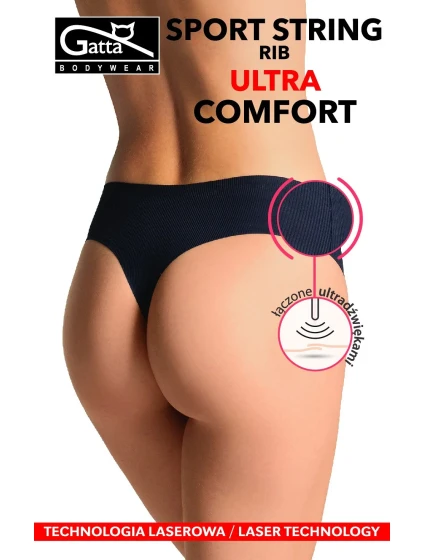 Dámske nohavičky string Gatta 41004 Sport RIB Ultra Comfort S-XL Dámske nohavičky string Gatta 41004 Sport RIB Ultra Comfort S-XL