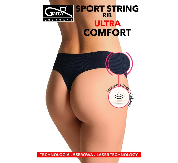 Dámske nohavičky string Gatta 41004 Sport RIB Ultra Comfort S-XL Dámske nohavičky string Gatta 41004 Sport RIB Ultra Comfort S-XL