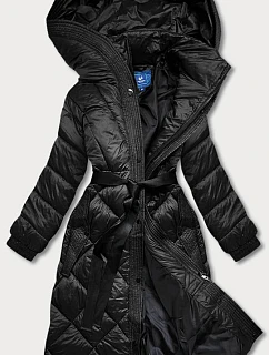 DŁUGA KURTKA PUCHOWA DAMSKA CZARNA model 21244352 - Ann Gissy