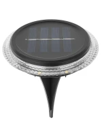 SOLÁRNE DISKOVÉ LAMPY PRE MONTÁŽ NA ZEM ALEBO NA STENU 2KS