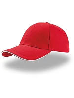 Liberty Sandwich 6 panelová kšiltovka red/white model 22411109 - Atlantis Headwear Liberty Sandwich 6 panelová kšiltovka red/white model 22411109 - Atlantis Headwear