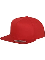 Flexfit 6007/6007T 5 panelová Snapback kšiltovka 55.6007 red Flexfit 6007/6007T 5 panelová Snapback kšiltovka 55.6007 red