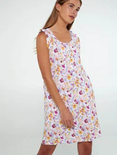 Noční košile s knoflíkovou légou model 19696577 - Vamp