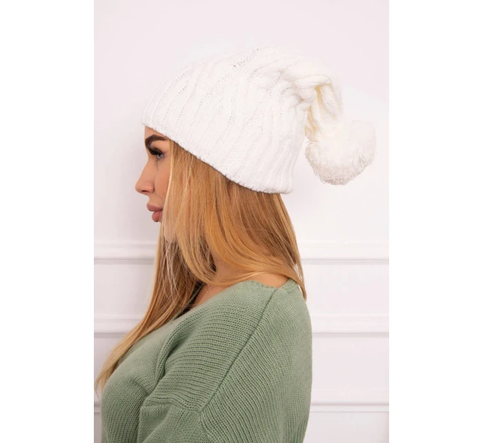 Fleecová čiapka Paulina K227 biela Fleecová čiapka Paulina K227 biela