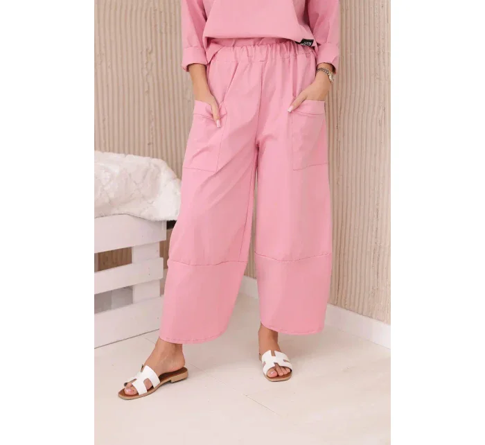 Súprava nových teplákov Punto v púdrovo ružovej farbe Súprava nových teplákov Punto v púdrovo ružovej farbe