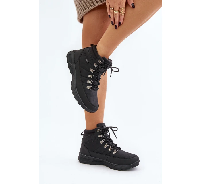 Ocieplane Buty Trekkingowe Męskie Lee Cooper LCJ-24-03-3034M Czarne Ocieplane Buty Trekkingowe Męskie Lee Cooper LCJ-24-03-3034M Czarne