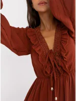 Šaty TW SK BI tmavě oranžová model 17655156 - FPrice Šaty TW SK BI tmavě oranžová model 17655156 - FPrice